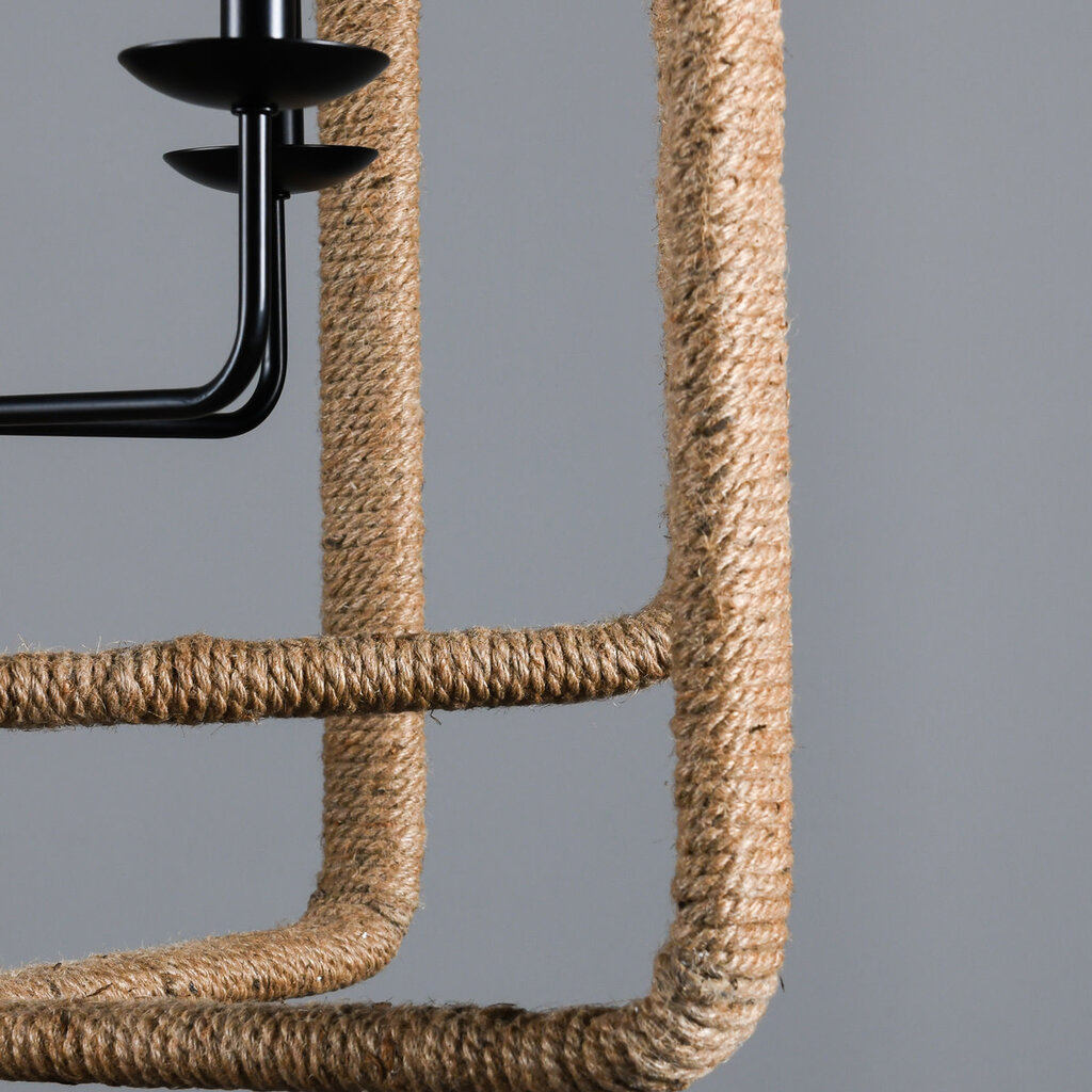 Jute Rope Chandelier