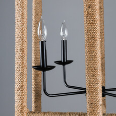Jute Rope Chandelier