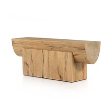 Elbert Console Table - Rustic Oak Veneer