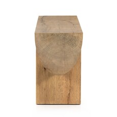 Elbert Console Table - Rustic Oak Veneer