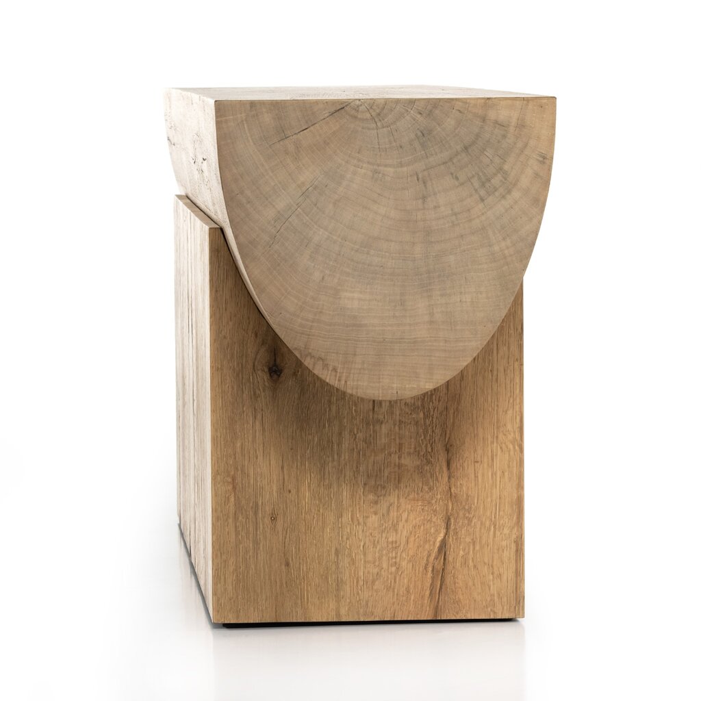 Elbert Console Table - Rustic Oak Veneer