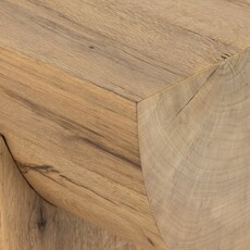 Elbert Console Table - Rustic Oak Veneer