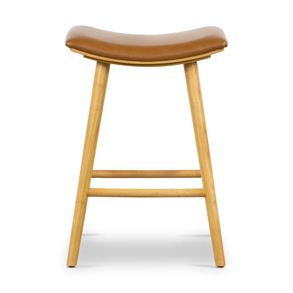 Union Saddle Counter Stool – Smoked Natural