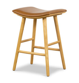 Union Saddle Counter Stool – Smoked Natural