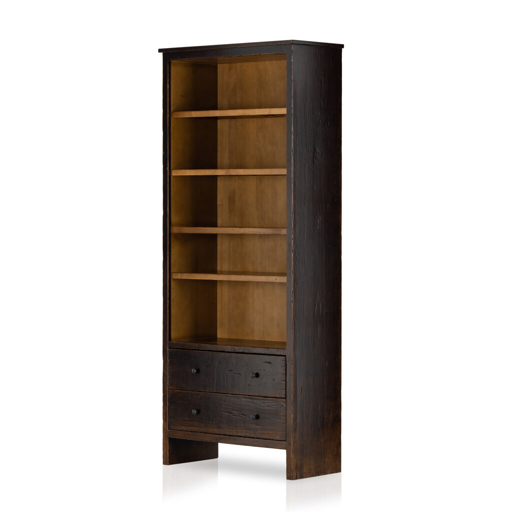 Macgregor Bookcase - Distressed Walnut