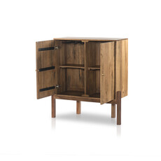 Reza Bar Cabinet - Smoked Honey