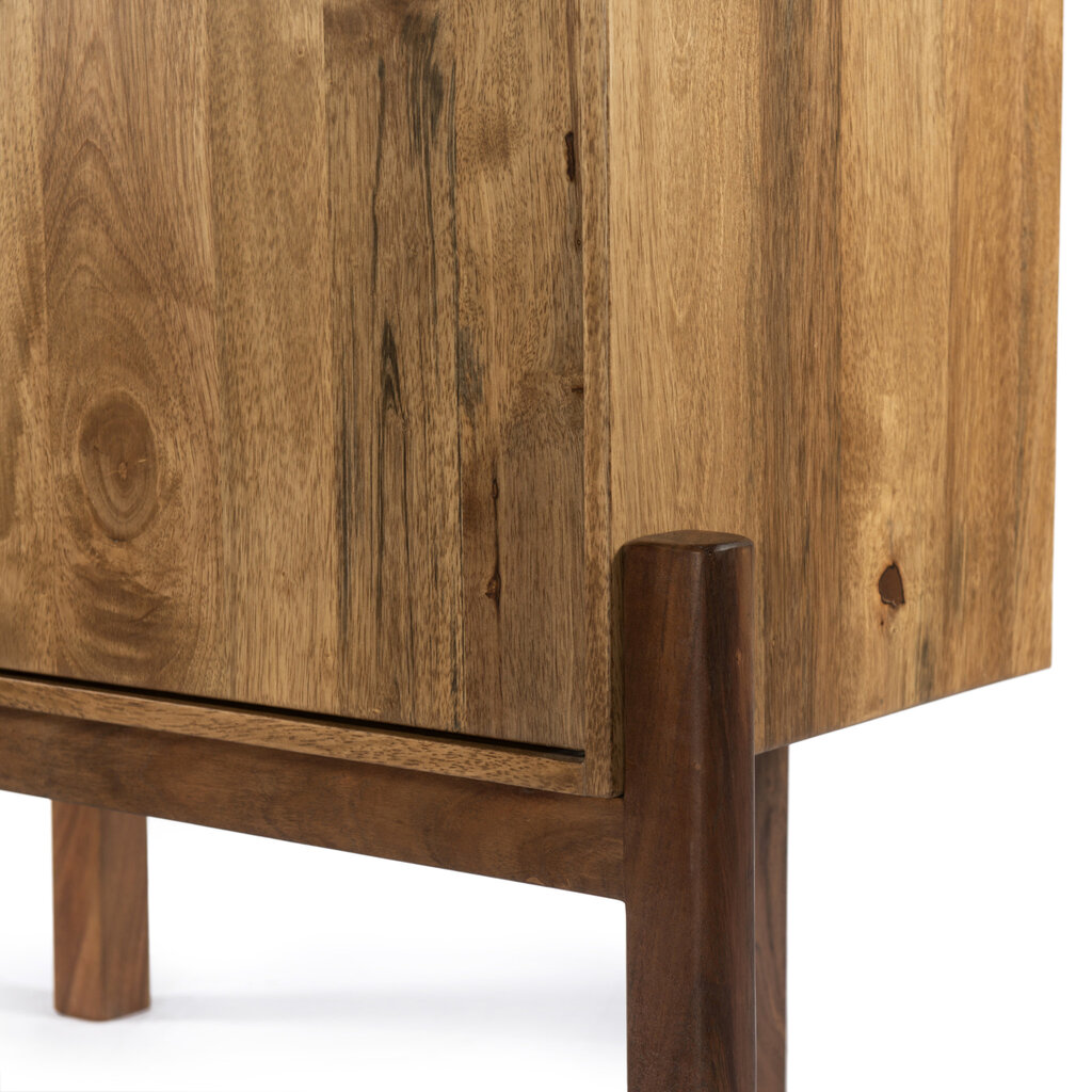 Reza Bar Cabinet - Smoked Honey