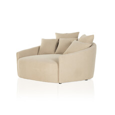 Chloe Media Lounger - Socorro Taupe