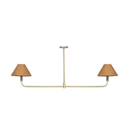 Cullen Linear Double Pendant - Natural