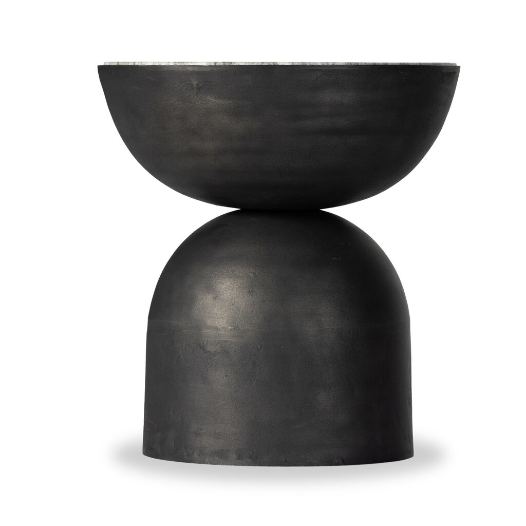Corbett End Table - River Grey Marble