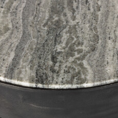 Corbett End Table - River Grey Marble