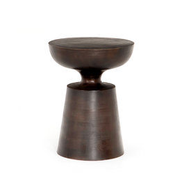 Cruz End Table-Antique Rust