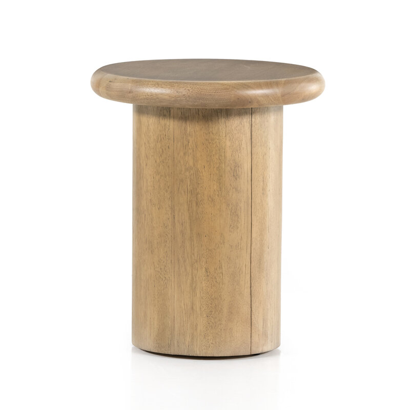 Zach End Table - Burnished Parawood