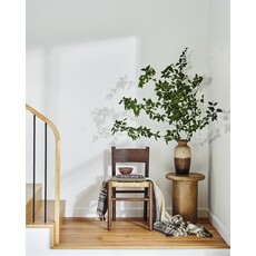 Zach End Table - Burnished Parawood