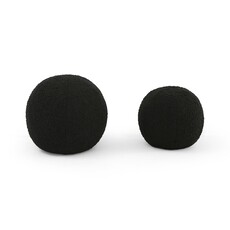 Balle Pillow, Set Of 2 - Knoll Onyx