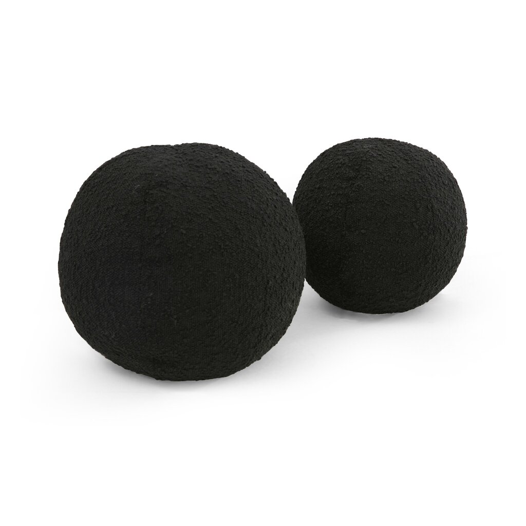 Balle Pillow, Set Of 2 - Knoll Onyx