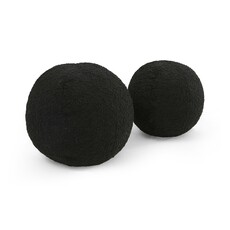Balle Pillow, Set Of 2 - Knoll Onyx