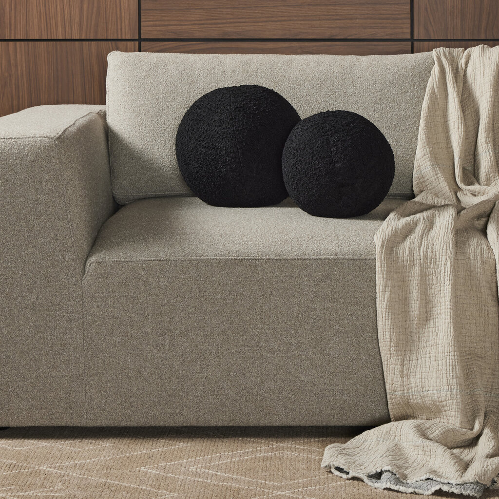Balle Pillow, Set Of 2 - Knoll Onyx