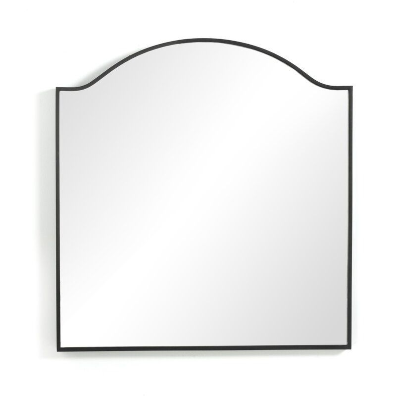 Jacques Mirror - Gunmetal 38w x 40h
