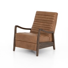 Lance Leather Recliner  - Taupe Dakota