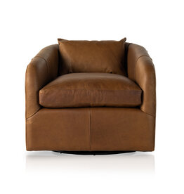 Topanga Swivel Chair - Heirloom Sienna