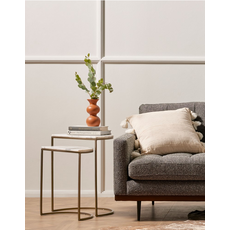 Ane Nesting Tables-Iron Matte Brass