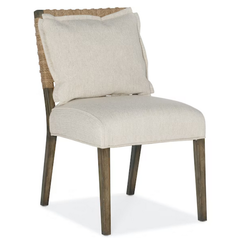 Hooker Furniture Sundance Woven Back Side Armless Dining Chair -  Set of 2