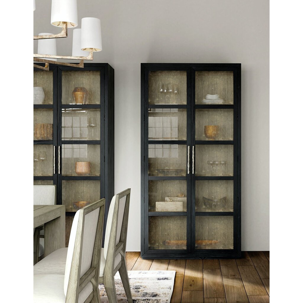 Hooker Furniture Shou Sugi Ban Curio Cabinet