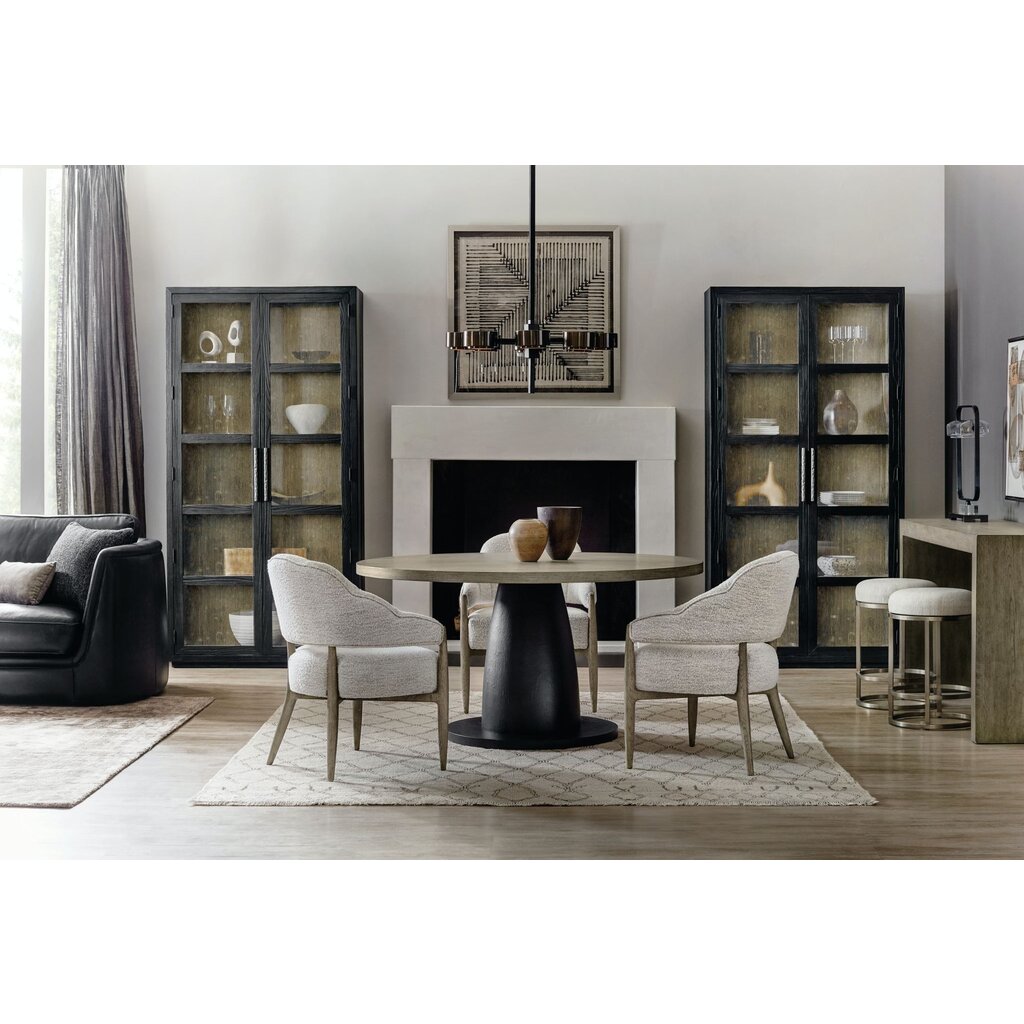 Hooker Furniture Shou Sugi Ban Curio Cabinet