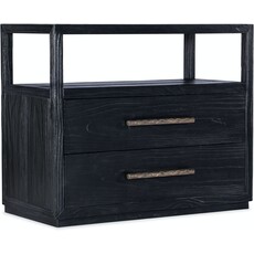 Hooker Furniture Shou Sugi Ban Two Drawer Nightstand