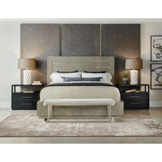 Hooker Furniture Shou Sugi Ban Two Drawer Nightstand