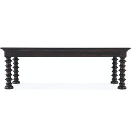 Hooker Furniture Turned Leg Cocktail Table