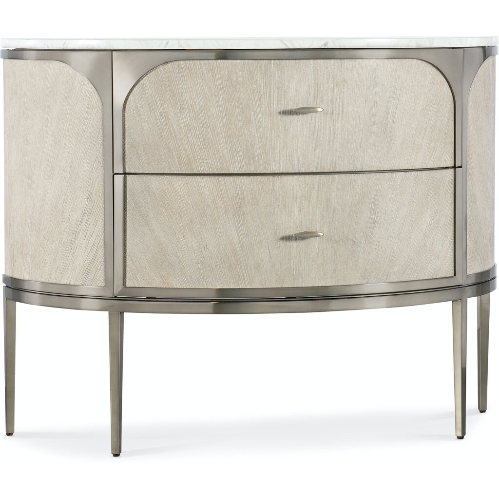 Hooker Furniture Modern Mood Two Drawer Nightstand - Light Wood