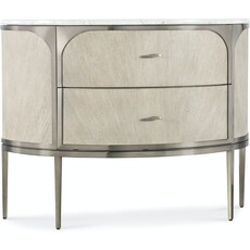 Hooker Furniture Modern Mood Two Drawer Nightstand - Light Wood
