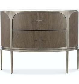 Hooker Furniture Modern Mood Two Drawer Nightstand - Dark Wood