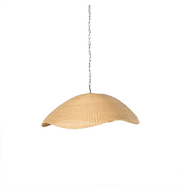 Overscale Woven Rattan Pendant