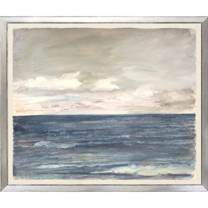 Celadon Art Collection Vintage - Study on the Jersey Coast, 1881 - 13"× 11"