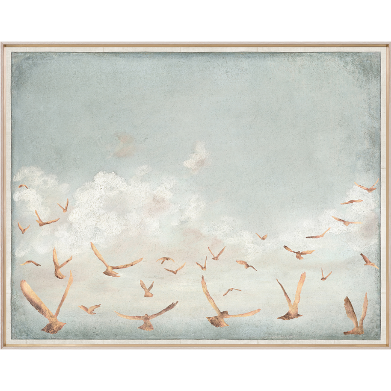 Celadon Art Golden Flight, C. 1822 - 52"× 41"