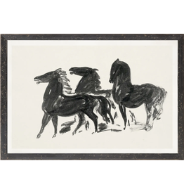 Celadon Art Collection 12 - Gestel, Three Horses - 1900 - 16"× 11"