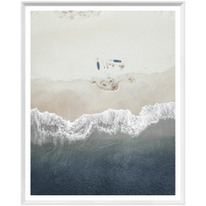 Celadon Art Beach Day - 33"× 41"