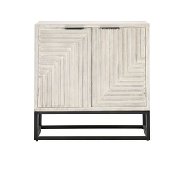 Flint Sideboard 2 Door - Coastal White