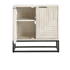 Flint Sideboard 2 Door - Coastal White