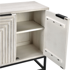 Flint Sideboard 2 Door - Coastal White