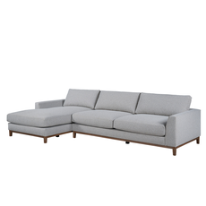 Everett Sectional - Chaise Gray