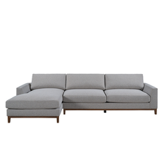 Everett Sectional - Chaise Gray