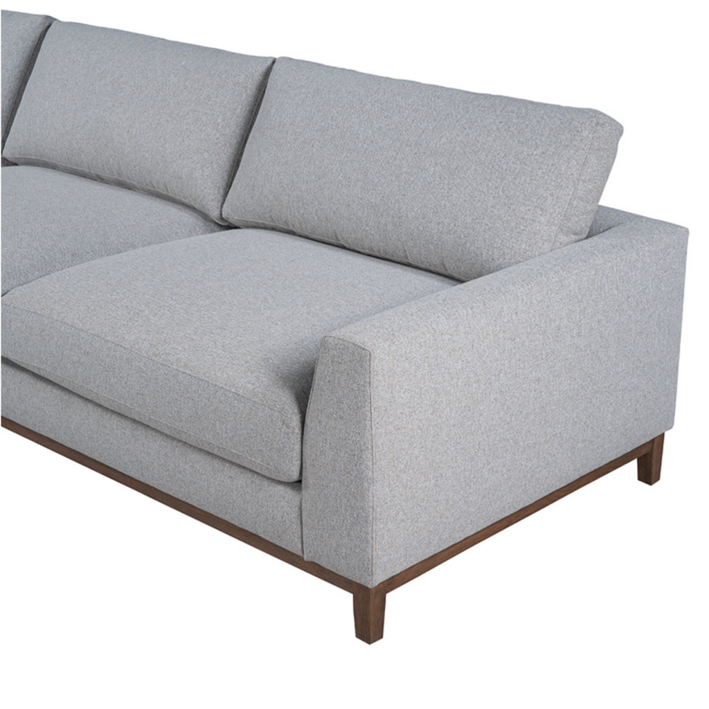 Everett Sectional - Chaise Gray