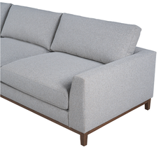 Everett Sectional - Chaise Gray