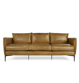 Abbey Leather Sofa - Adobe Tan