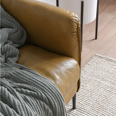Abbey Leather Sofa - Adobe Tan