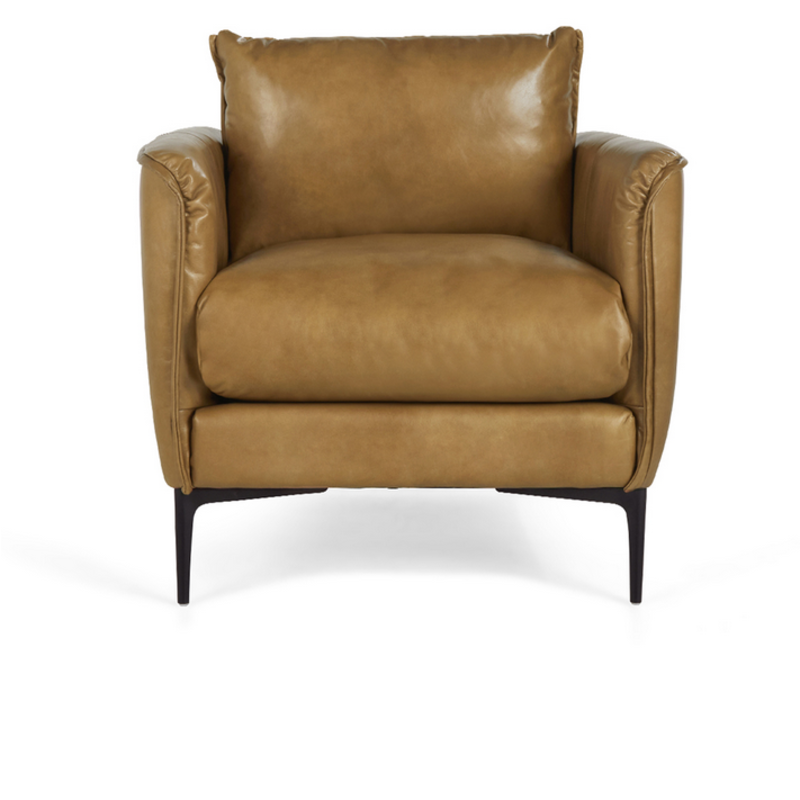 Abbey Leather Chair - Adobe Tan  33W x 37D x 31H